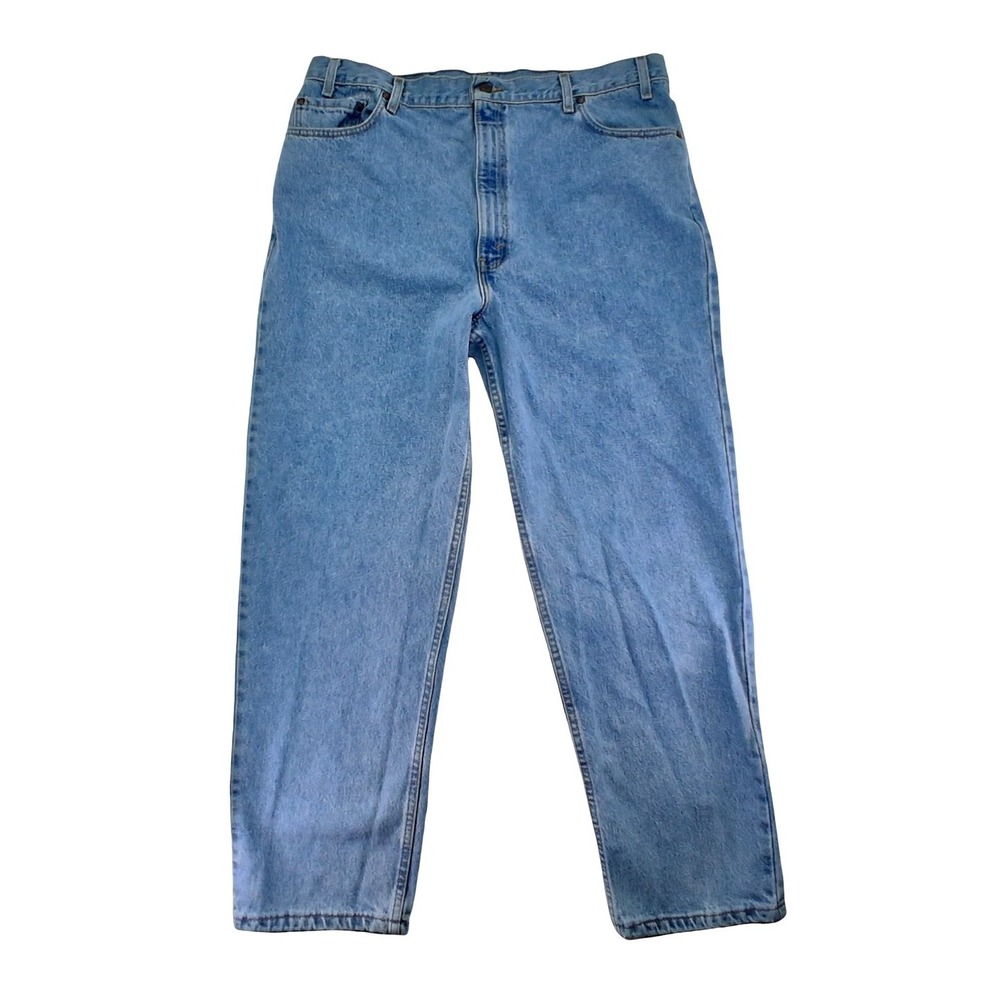 Vintage Levis 540 Jeans Mens 42x30 Blue Relaxed Fit Tapered Denim Made USA 90s